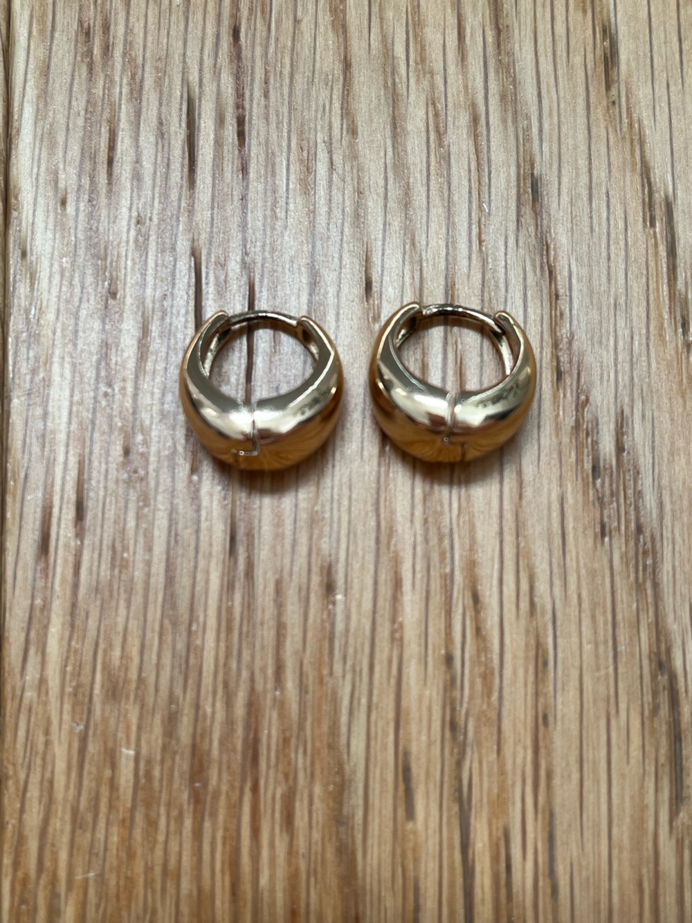 Chunky Gold Hoop Earrings